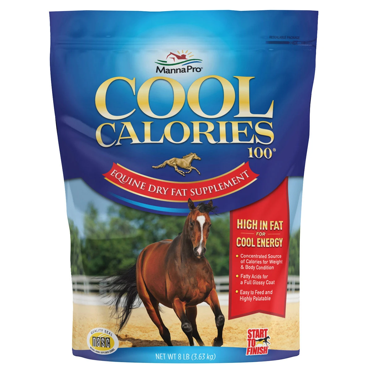 Manna Pro Cool Calories 100 - 8 Lb Bag 1 Manna Pro Cool Calories 100 - 8 Lb Bag