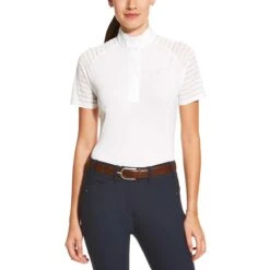 Ariat Aptos Vent Short Sleeve Ladies Show Shirt -Ovation Store 10019314 c1172