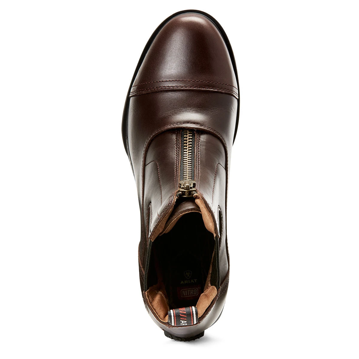 Ariat Devon Nitro Zip Front Chocolate Ladies Paddock Boot 4 Ariat Devon Nitro Zip Front Chocolate Ladies Paddock Boot - Image 4