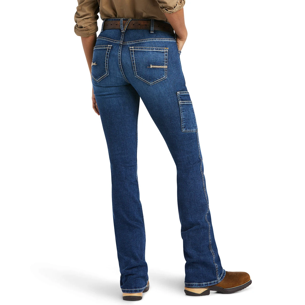 Ariat Rebar Riveter Straight Leg Ladies Jeans 6 Ariat Rebar Riveter Straight Leg Ladies Jeans - Image 6
