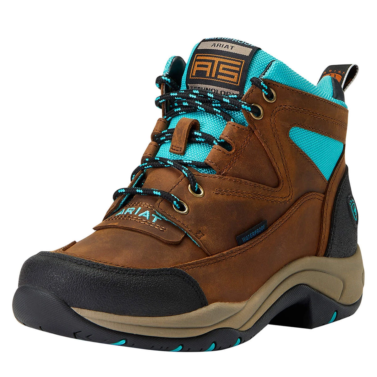 Ariat Terrain H2O Ladies Endurance Riding Shoe - Turquoise 1 Ariat Terrain H2O Ladies Endurance Riding Shoe - Turquoise