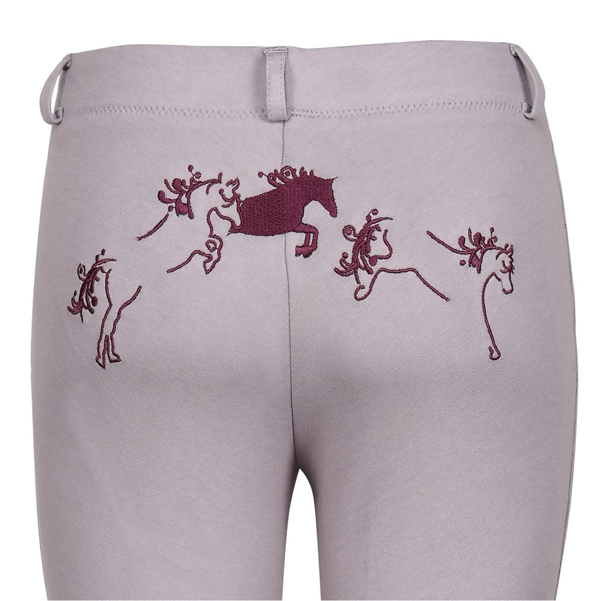 TuffRider Whimsical Horse Pull-On Girls Jodhpurs 3 TuffRider Whimsical Horse Pull-On Girls Jodhpurs - Image 3