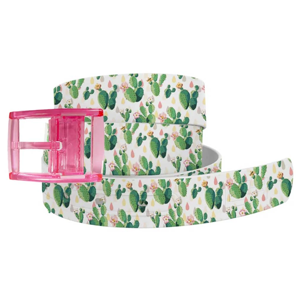 C4 Cacti Ladies Belt With Pink Buckle 1 C4 Cacti Ladies Belt With Pink Buckle