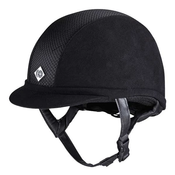 Charles Owen AYR8 Plus Helmet In Black Microsuede 1 Charles Owen AYR8 Plus Helmet In Black Microsuede