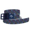 C4 Mare Modern Goods Lucky Ladies Belt With Navy Buckle