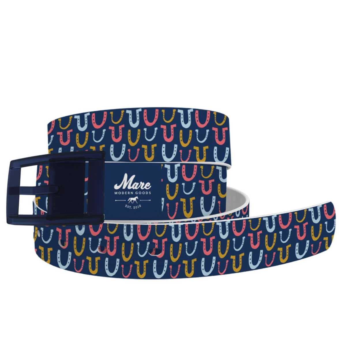 C4 Mare Modern Goods Lucky Ladies Belt With Navy Buckle 1 C4 Mare Modern Goods Lucky Ladies Belt With Navy Buckle