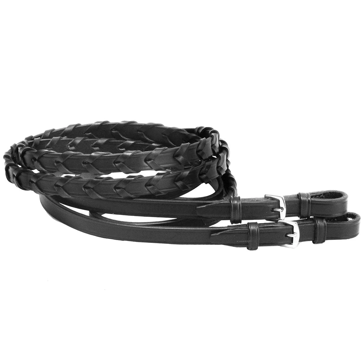 Tory Large Horse Laced Reins With Buckle End 1 Tory Large Horse Laced Reins With Buckle End