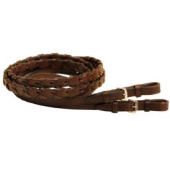 Tory Large Horse Laced Reins With Buckle End 5 Tory Large Horse Laced Reins With Buckle End -Ovation Store 1145tl c1109