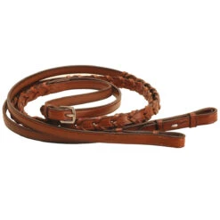 Tory Large Horse Laced Reins With Hook End -Ovation Store 1161t c1138