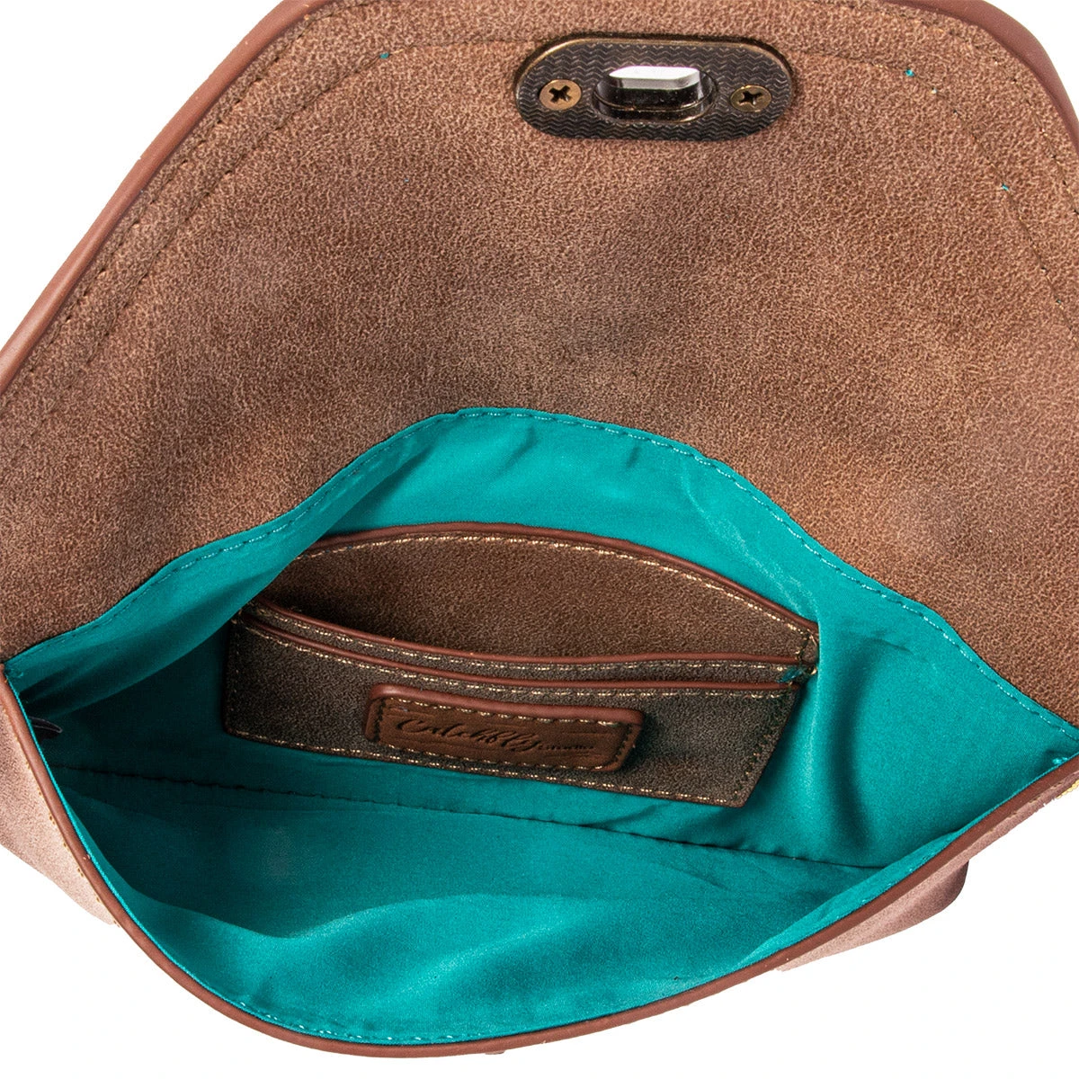 Catchfly Gold Tooled Small Clutch 3 Catchfly Gold Tooled Small Clutch - Image 3