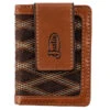 Justin Bifold Card Mens Wallet - Crisscross Stitch