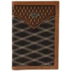 Justin Rodeo Mens Wallet - Crisscross Stitch