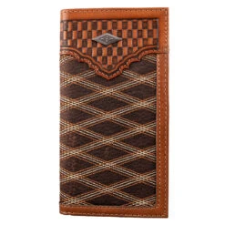 Justin Rodeo Mens Wallet - Crisscross Stitch -Ovation Store 22054767w5 1