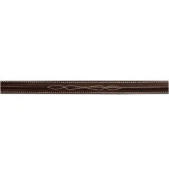 Black Oak Round Raised Fancy Stitch Standing Martingale -Ovation Store 221301 c1109 alt1