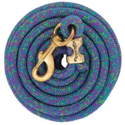 Weaver Leather Weaver Mosaic Poly Lead Rope With Solid Brass Snap 10ft -Ovation Store 35 21mw c1157 2a29e95c dd9a 486b a601 29afe5dfebee