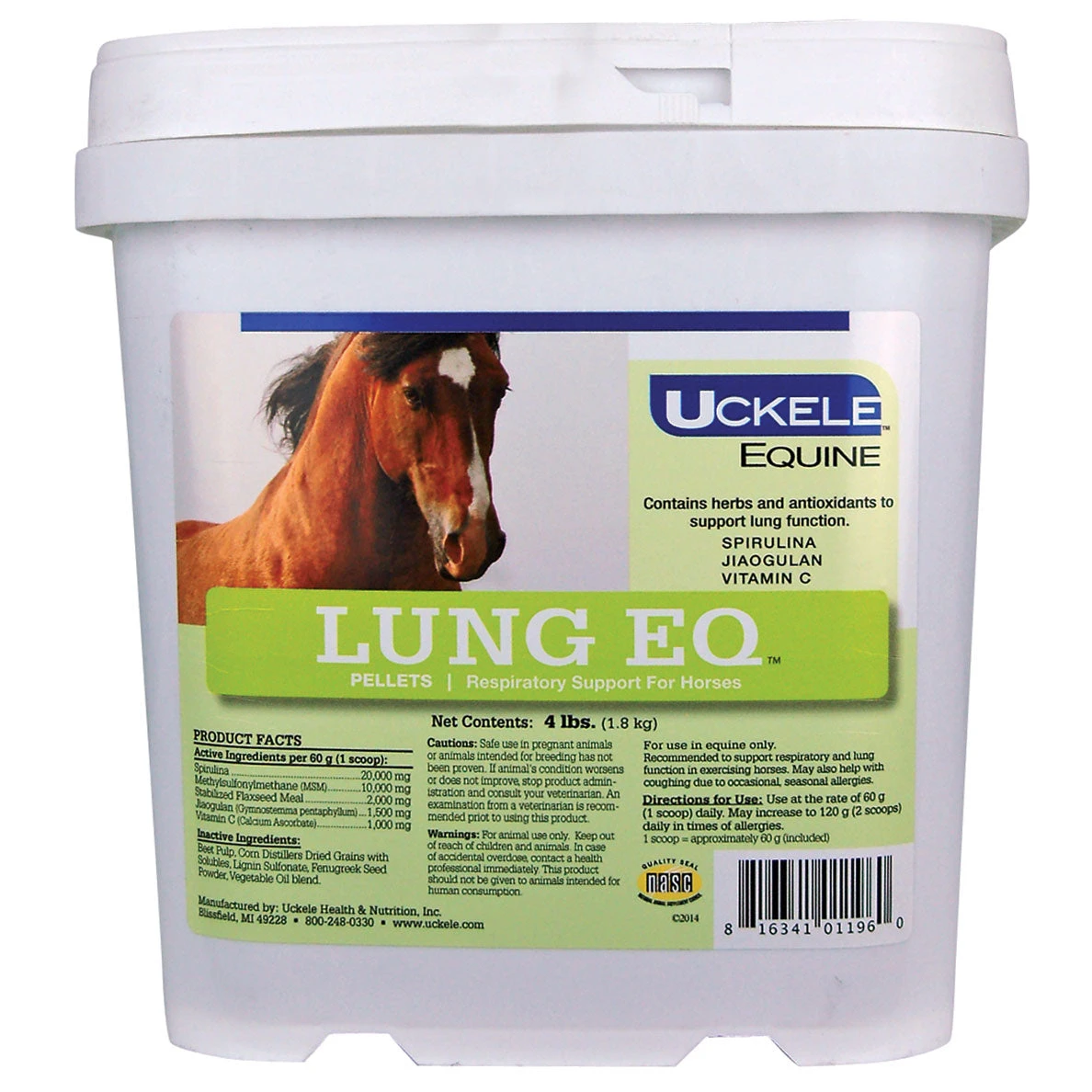 Uckele Lung EQ Pellets 4 Lb 1 Uckele Lung EQ Pellets 4 Lb