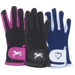 Ovation Hearts & Horses Kids Riding Glove