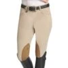 Ovation TS Hunter Side Zip Knee Patch Ladies Breech