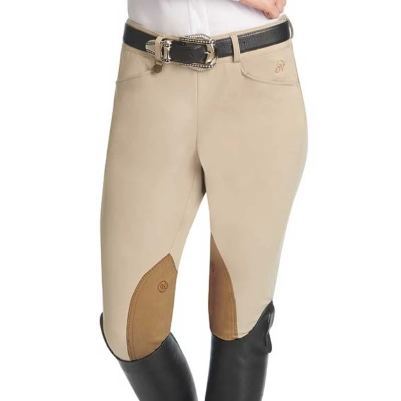 Ovation TS Hunter Side Zip Knee Patch Ladies Breech 1 Ovation TS Hunter Side Zip Knee Patch Ladies Breech