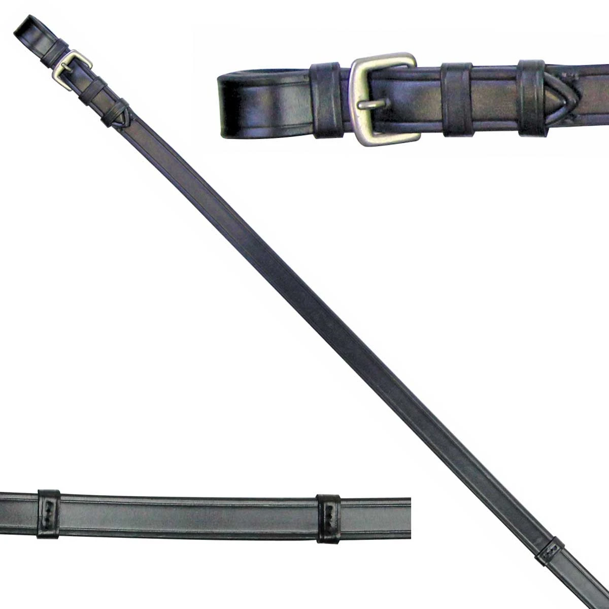 KL Select Red Barn Dressage Reins 3/4 Inch 1 KL Select Red Barn Dressage Reins 3/4 Inch