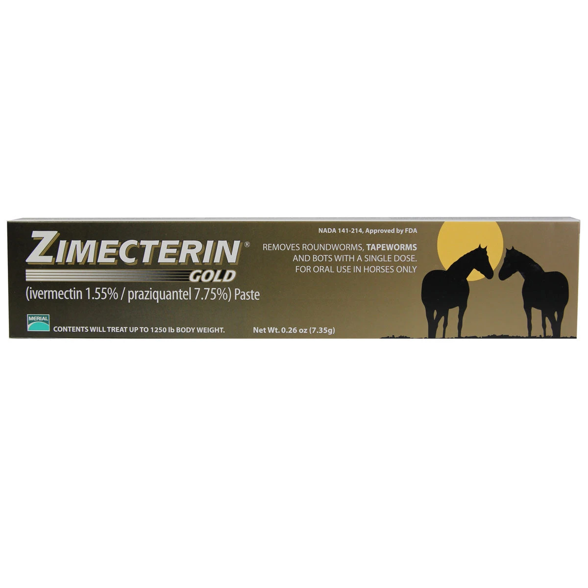 Merial Zimecterin Gold Single Dose Paste Dewormer 1 Merial Zimecterin Gold Single Dose Paste Dewormer