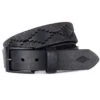 Pampeano Black Bordado Belt