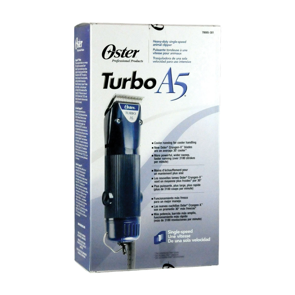 Oster® Oster Turbo A5 Single Speed Clipper 4 Oster® Oster Turbo A5 Single Speed Clipper - Image 4