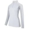Aubrion Newbury Long Sleeve Ladies Quarter Zip - White