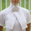 Shires Untied Plain White Stock Tie