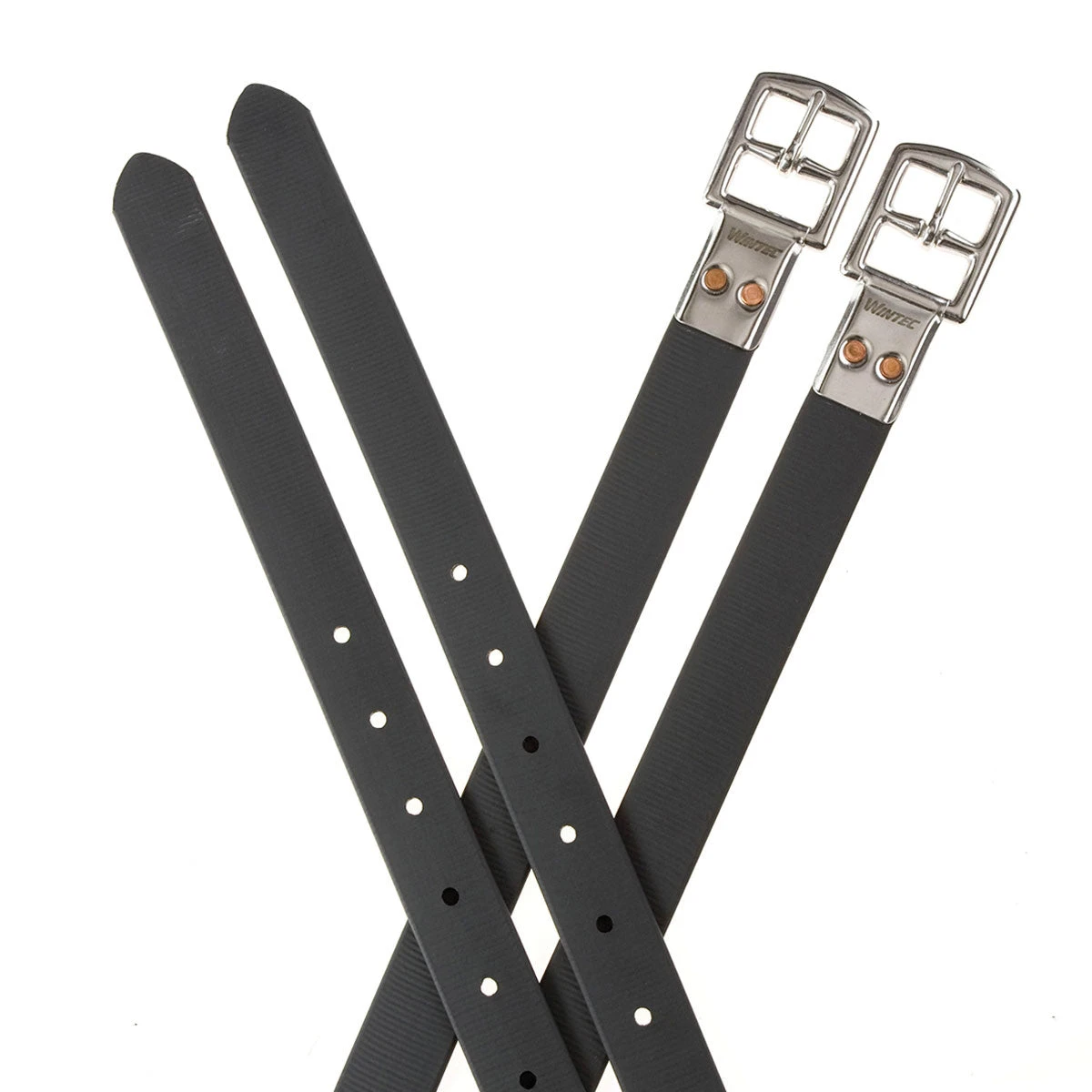 Wintec Slimline Stirrup Leathers Black 140 Cm 2 Wintec Slimline Stirrup Leathers Black 140 Cm - Image 2