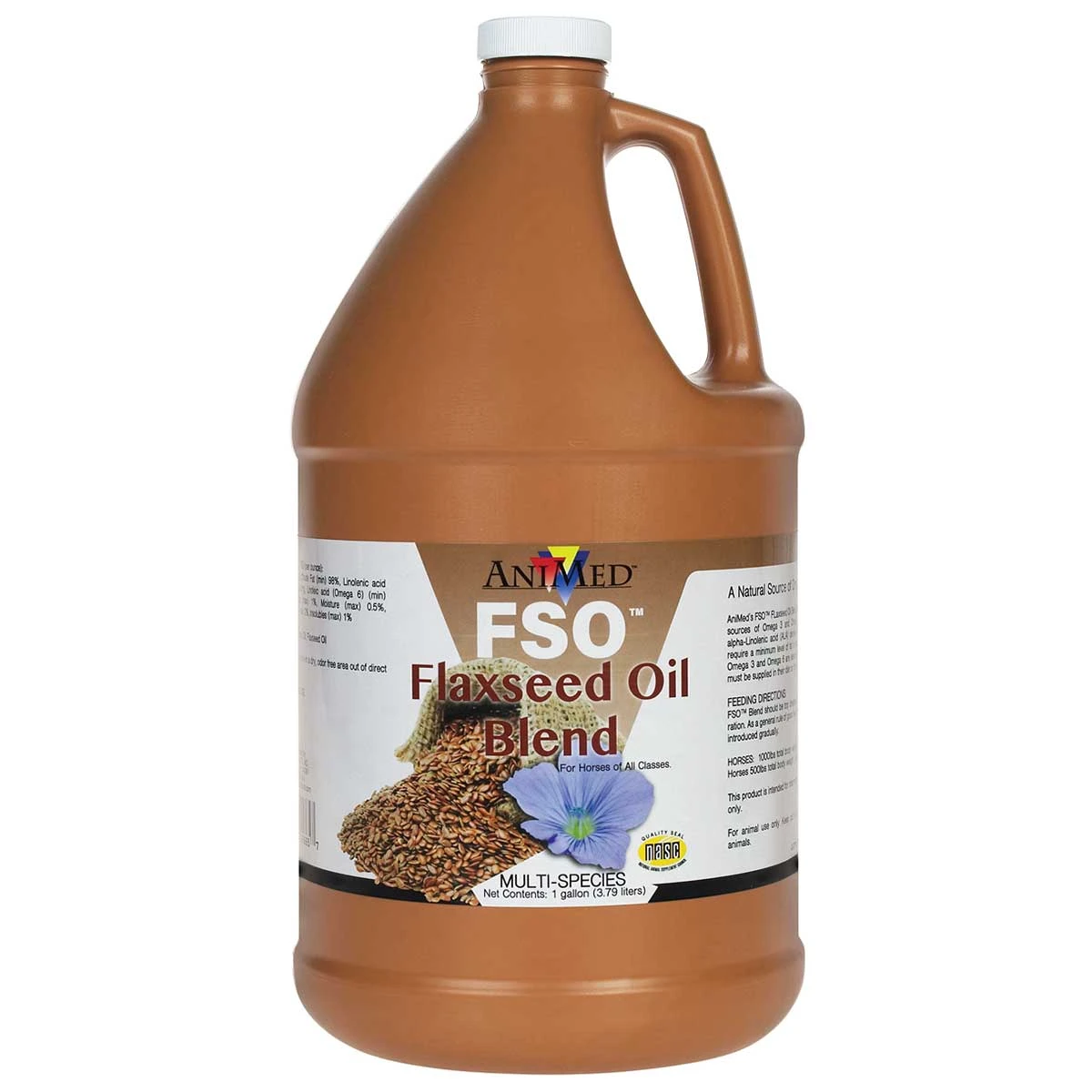 AniMed Flaxseed Oil Gallon 2 AniMed Flaxseed Oil Gallon - Image 2