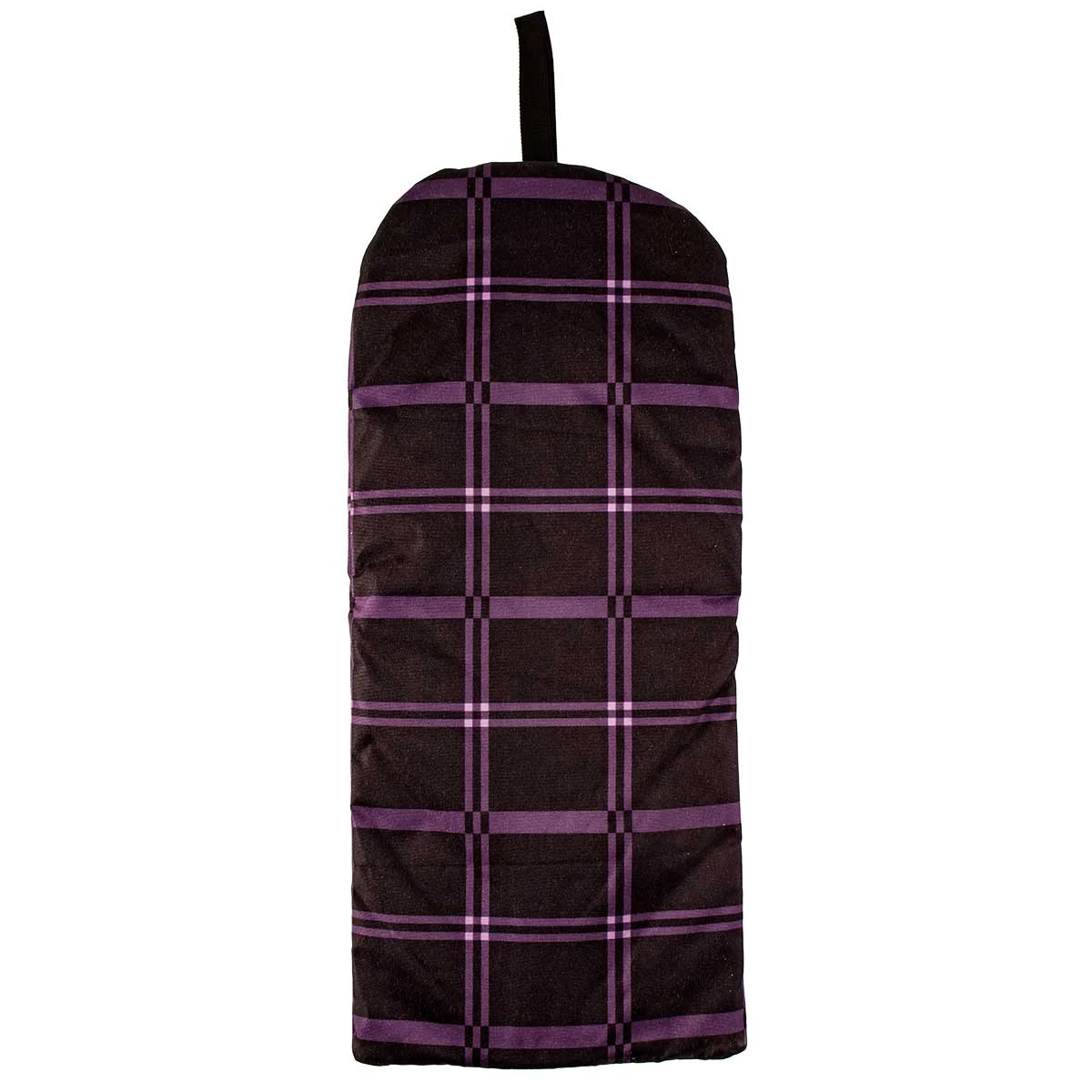 Chestnut Bay Quilted Lined Bridle Bag - Black Plaid 2 Chestnut Bay Quilted Lined Bridle Bag - Black Plaid - Image 2