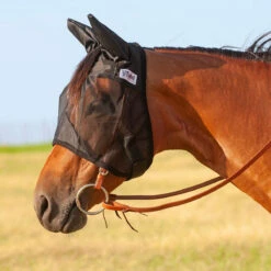 Cashel Quiet Ride Fly Mask With Ears -Ovation Store qrse 1