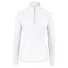 RJ Classics Sienna 37.5 LS Ladies Quarter Zip -White