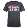 Horses Unlimited My Homies Eat Hay Ladies Tee