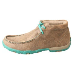 Twisted X Chukka Ladies Driving Moc - Turquoise -Ovation Store wdm0020 c1109 alt1